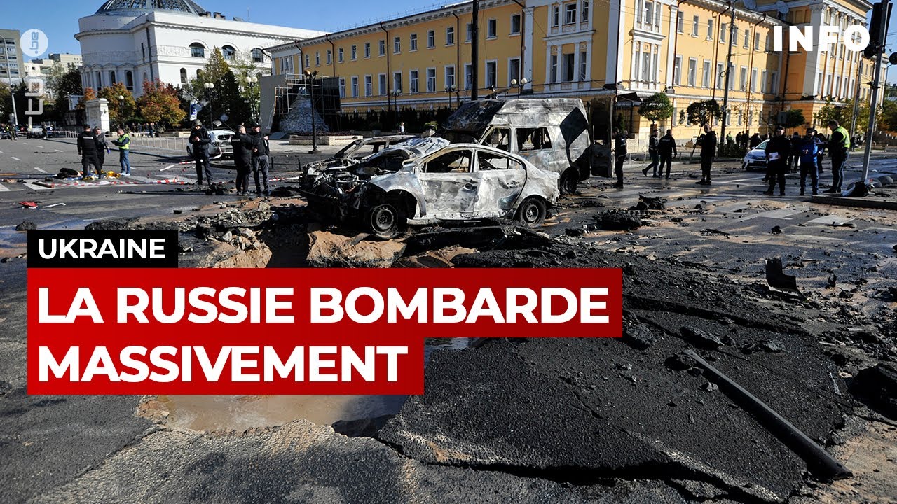Ukraine : la Russie bombarde massivement - JT RTBF