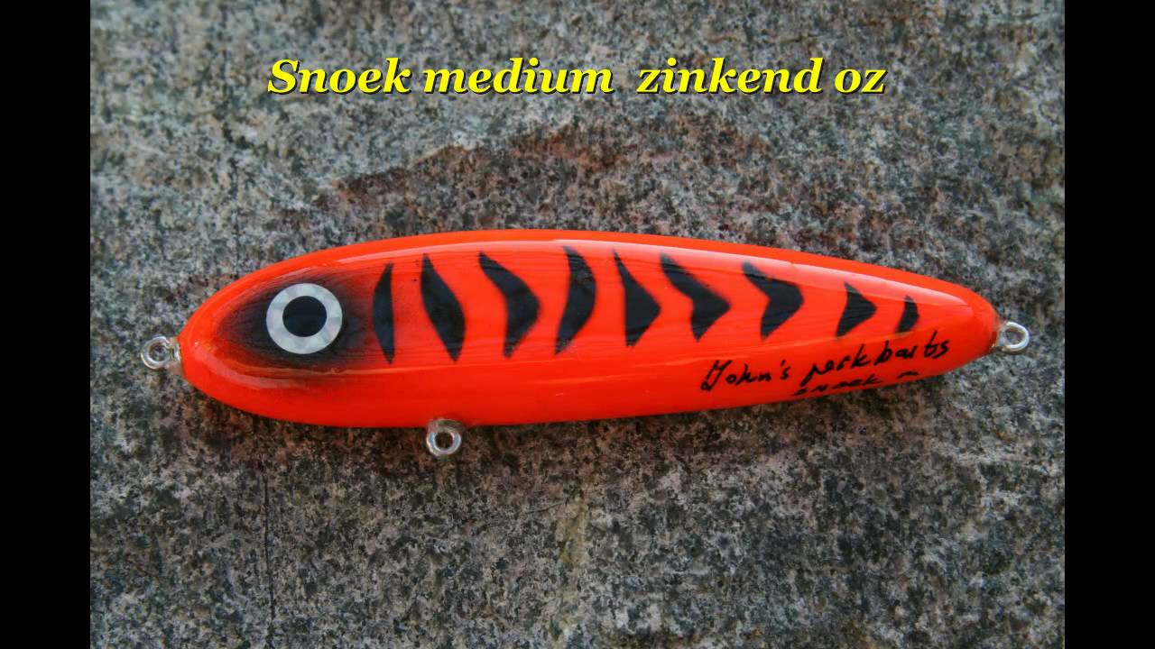 John's Jerkbaits Snoek medium zinkend.