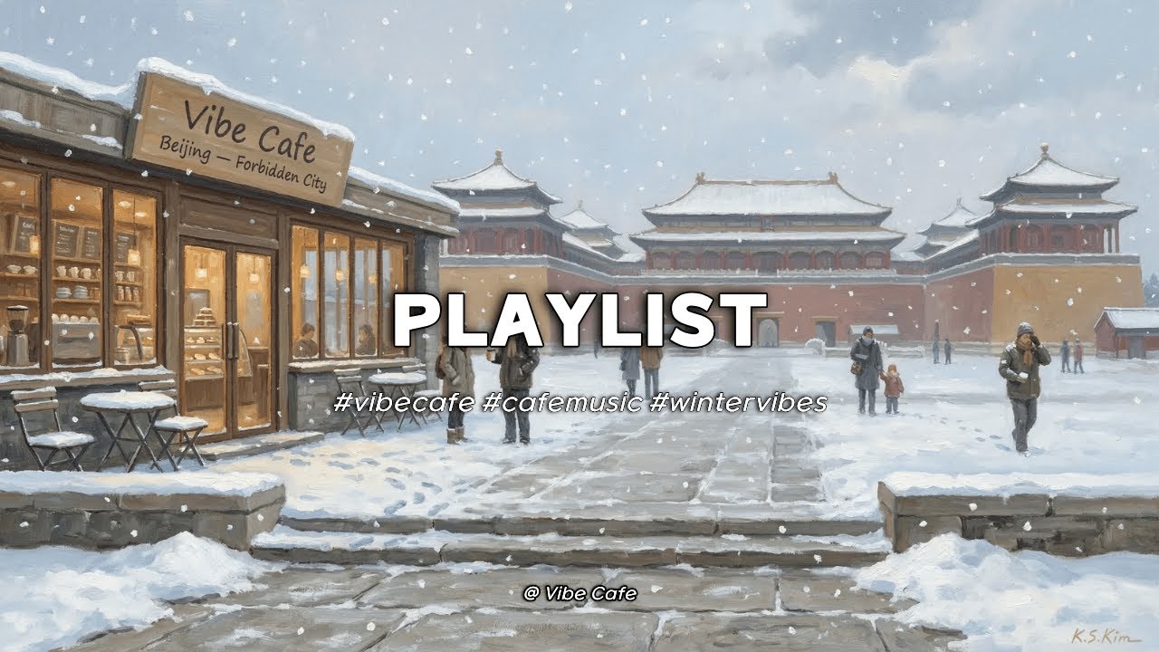 ☕ 잔잔한 카페 팝송 플레이리스트 ❄️ 포근한 작업용 인디 칠팝. 눈 내리는 북경 | Beijing | Indie Pop