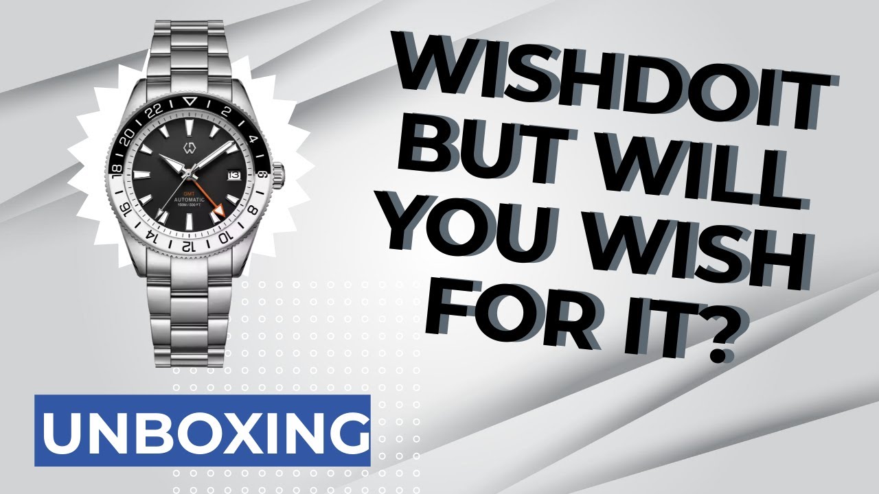 Unboxing the WISHDOIT WSD9007 GMT Watch | Sapphire Crystal, NH34 Movement & Amazing Value!
