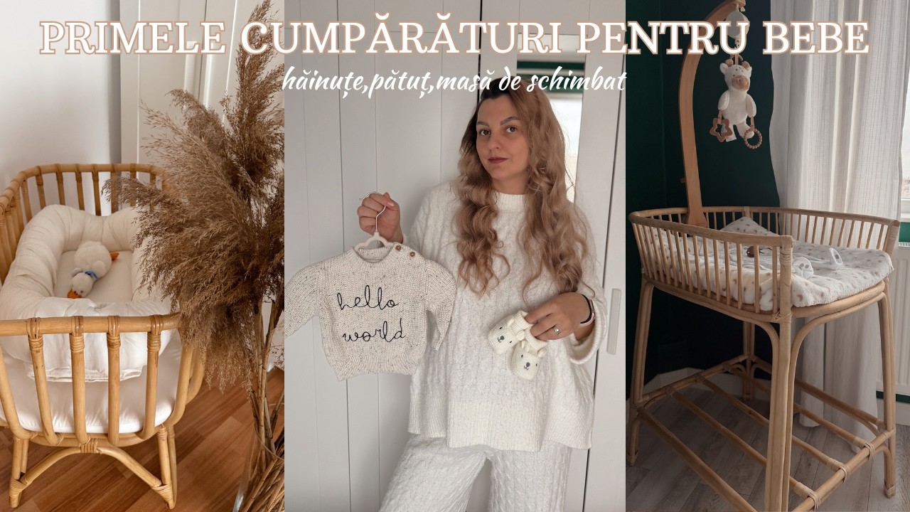 Haul baby|primele cumpărături pentru bebe,hăinuțe,pătuț,măsuță de schimbat,vinted,pepco,sinsay,kik