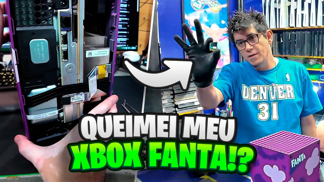 CONDENEI MEU XBOX FANTA UVA NO DESTRUIÇÃO LEVA A CONSTRUÇÃO?