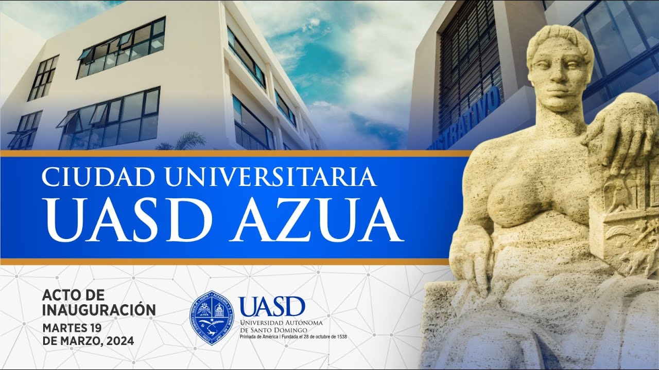 Acto de inauguración de la ciudad universitaria UASD Azua