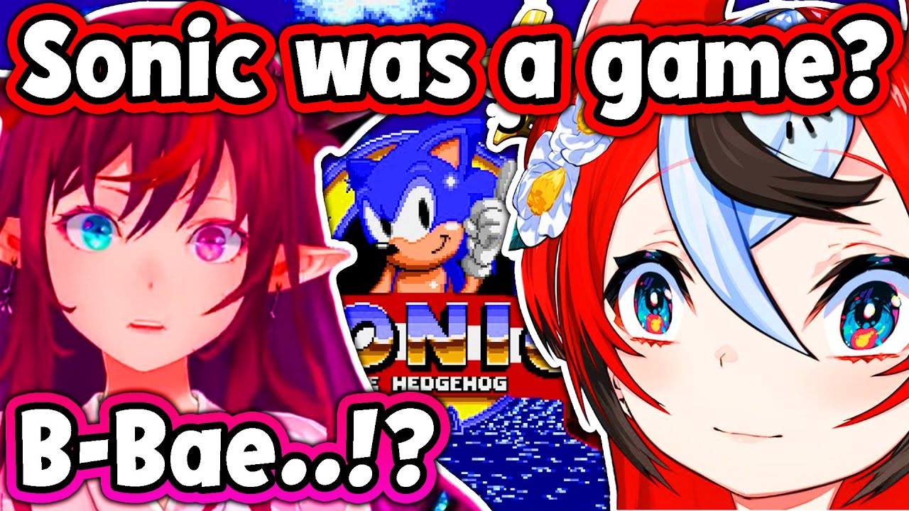 IRyS Just Learned Bae didn't know that Sonic was originally a video game 【Hololive】