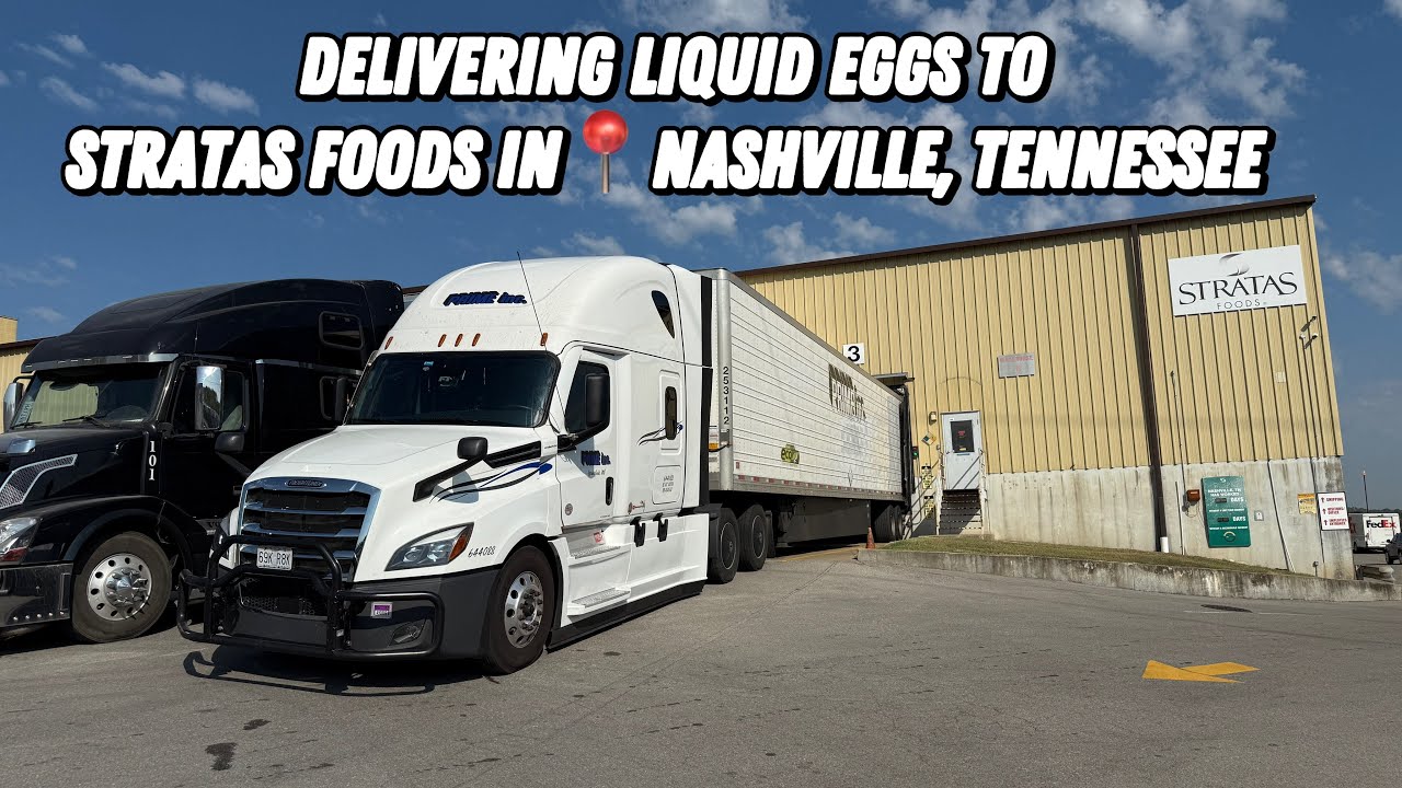 Delivering Liquid Eggs To Stratas Foods In 📍Nashville, Tennessee 