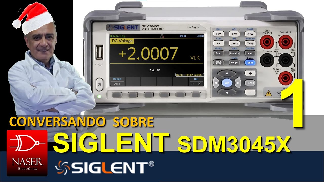 📦 SIGLENT SDM3045x - Cap-1, Desempaquetado y puesta en marcha.
