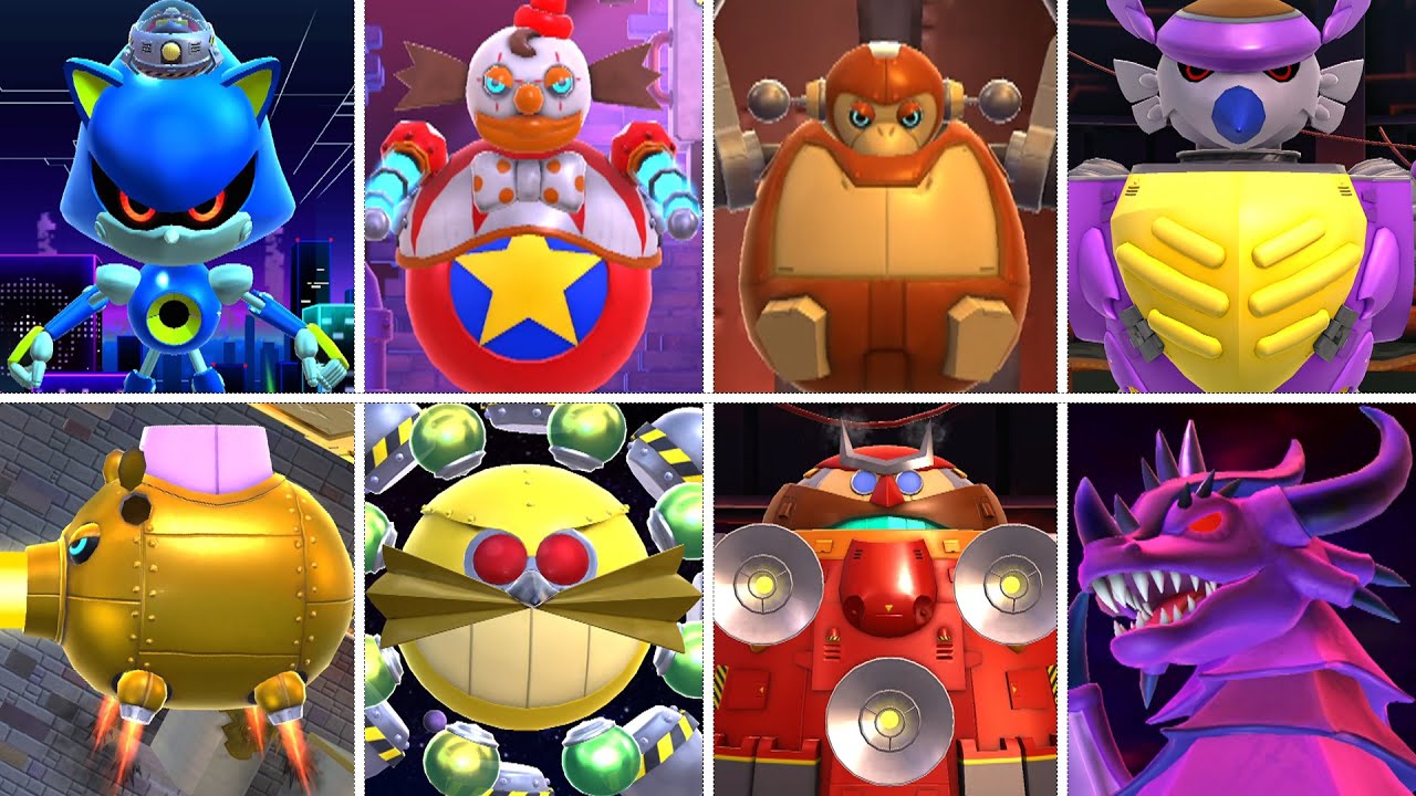 Sonic Superstars - All Bosses Fight