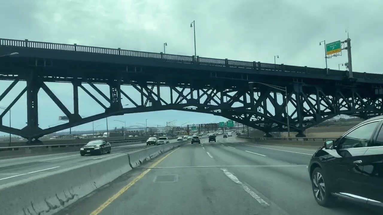 driving on New Jersey Turnpike
