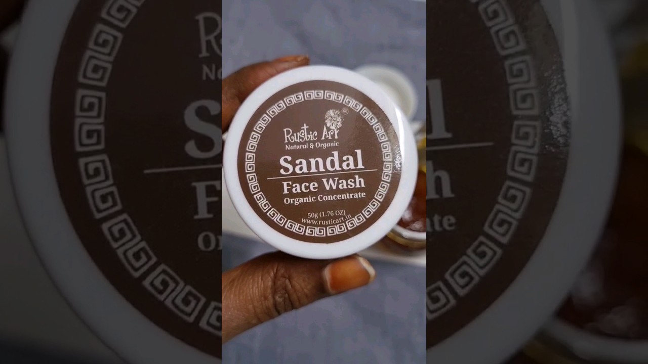 Sandal Face Wash @Rustic Art @ Natural &organic 😯😯#youtubeshorts #ytshort