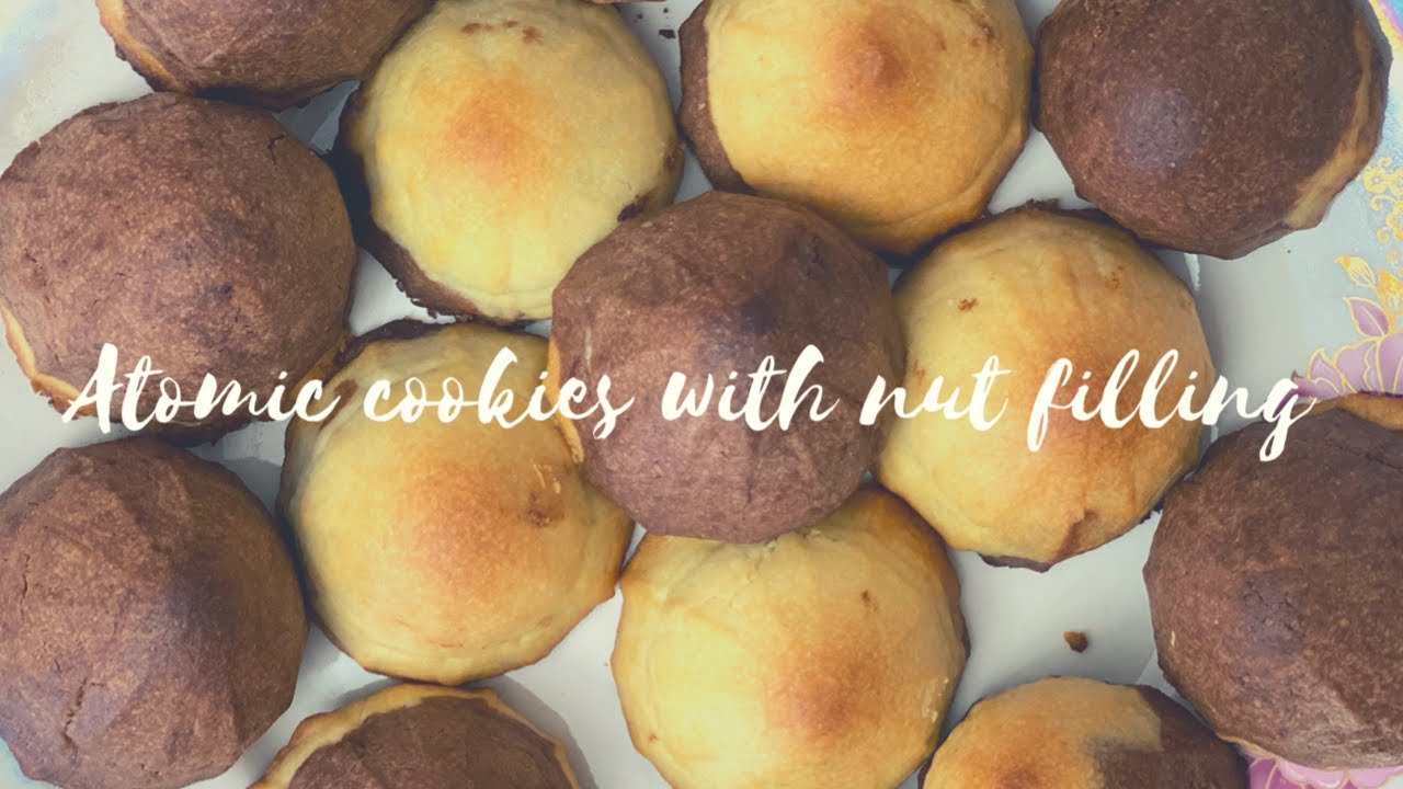 How to make atomic cookies with nut filling- soft& yummy| Fındıq i&ccedil;likli atom kurabiye- yumşaq&dadlı