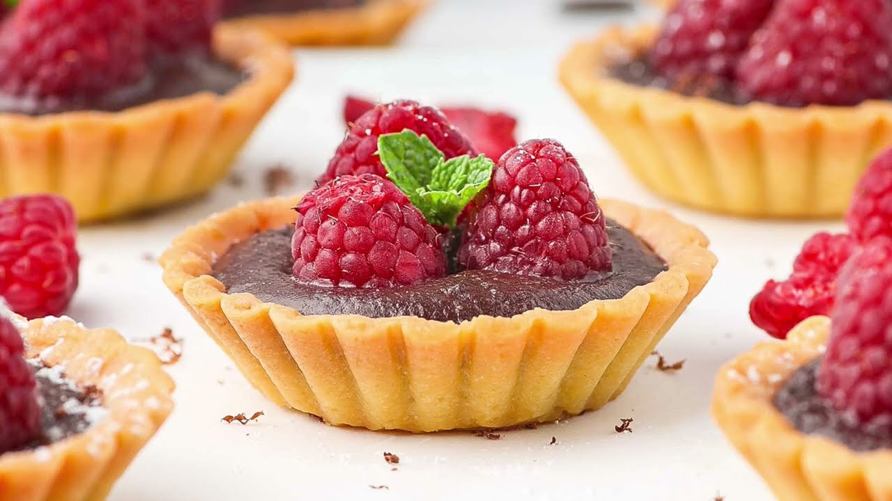 Raspberry Chocolate Tartlets