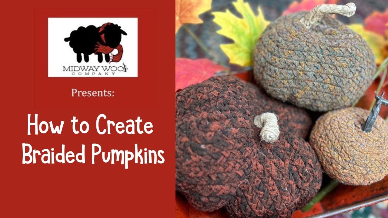 How to Make Braided Pumpkins