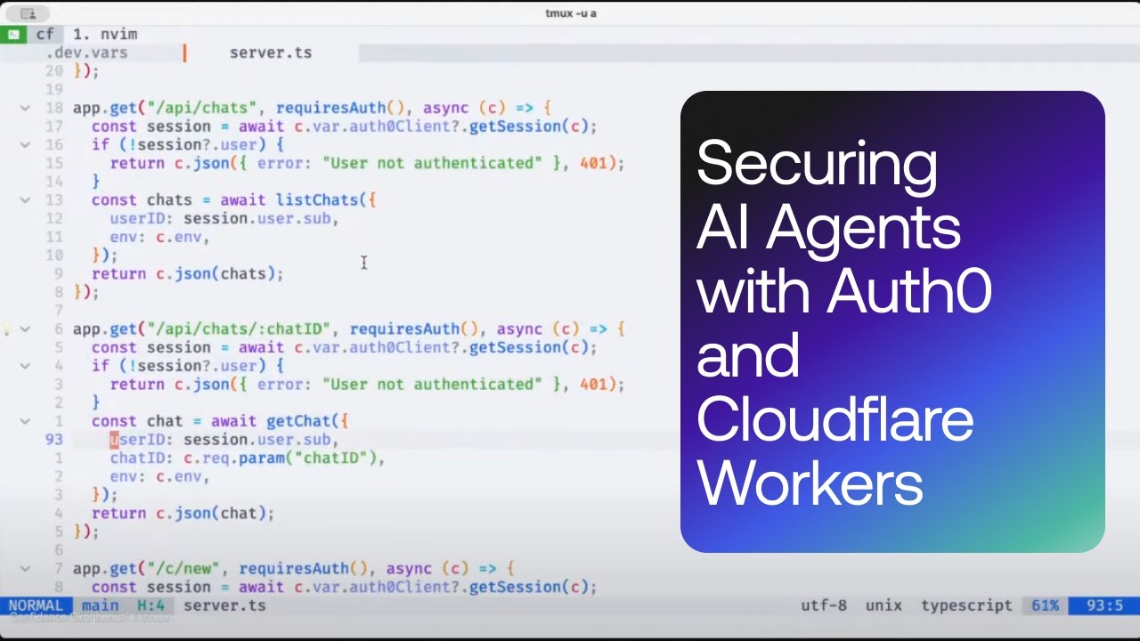 Developer Workshop: Build Secure AI Agents with Auth0 and Cloudflare Workers
