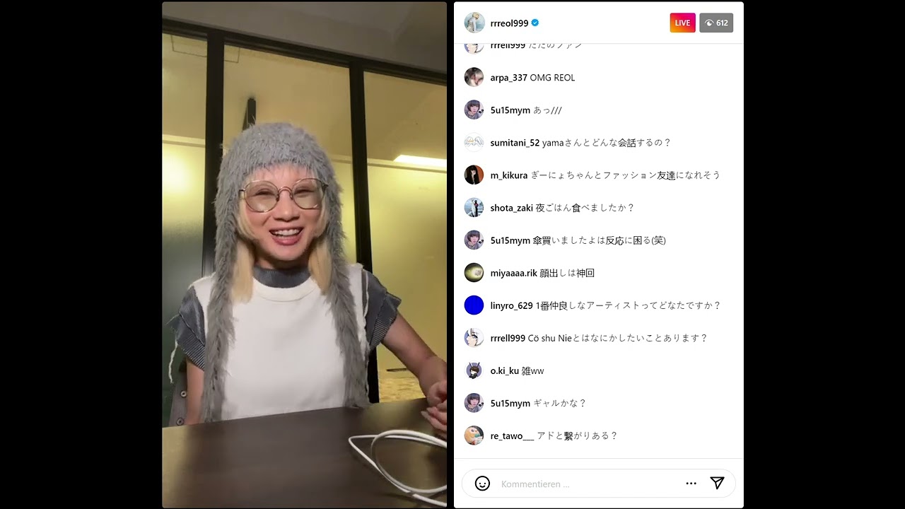 Reol Instagram Live (18th October 2024)