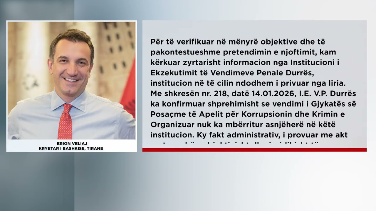 Klan News - Veliaj kallëzim penal për falsifikim dokumentesh gjyqësore