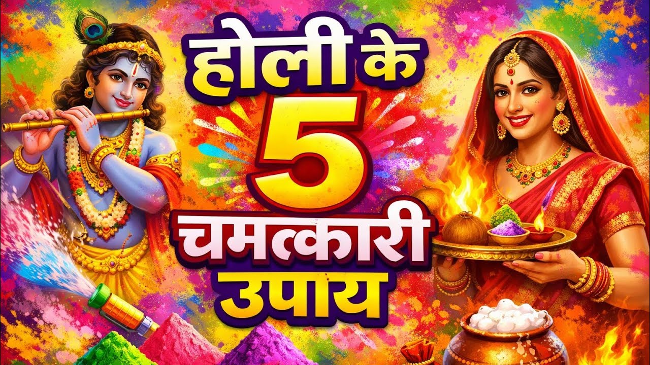 होली के दिन ये 5 काम कर लो किस्मत चमक जाएगी