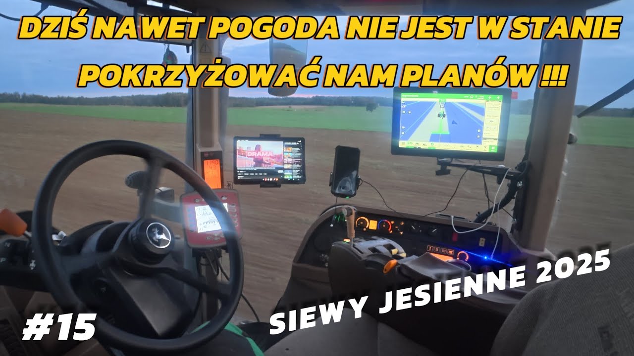 SIEW PSZENICY W BARDZO TRUDNYCH WARUNKACH !!! ZBLIŻAMY SIĘ JUŻ DO KOŃCA.