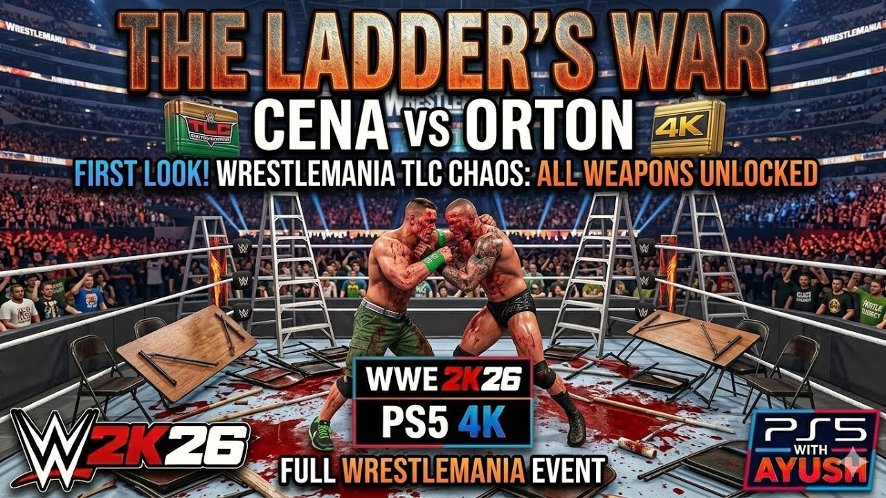 John Cena vs Randy Orton: THE FINAL CHAPTER?🩸WWE 2K25 Gameplay No Holds Barred (PS5) #wwe2k25 @WWE