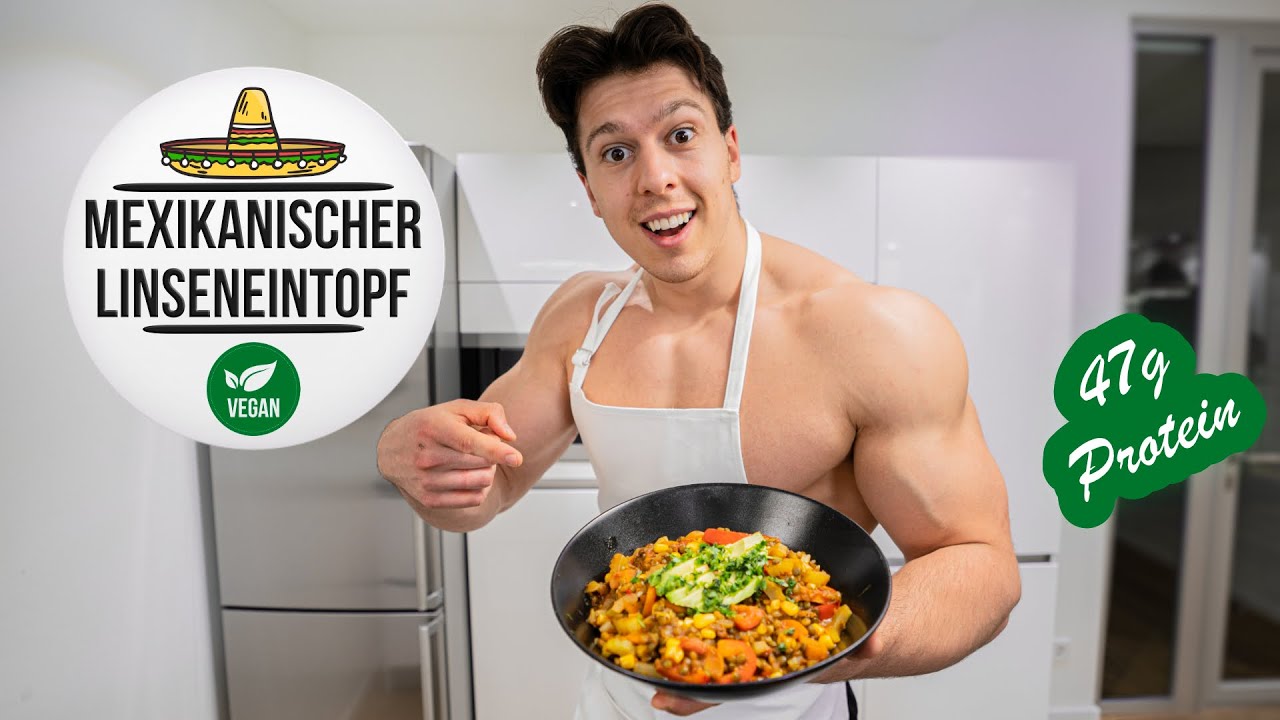 Mexikanischer Linseneintopf mit 47g Eiweiß!🥙 Mega lecker & vegan