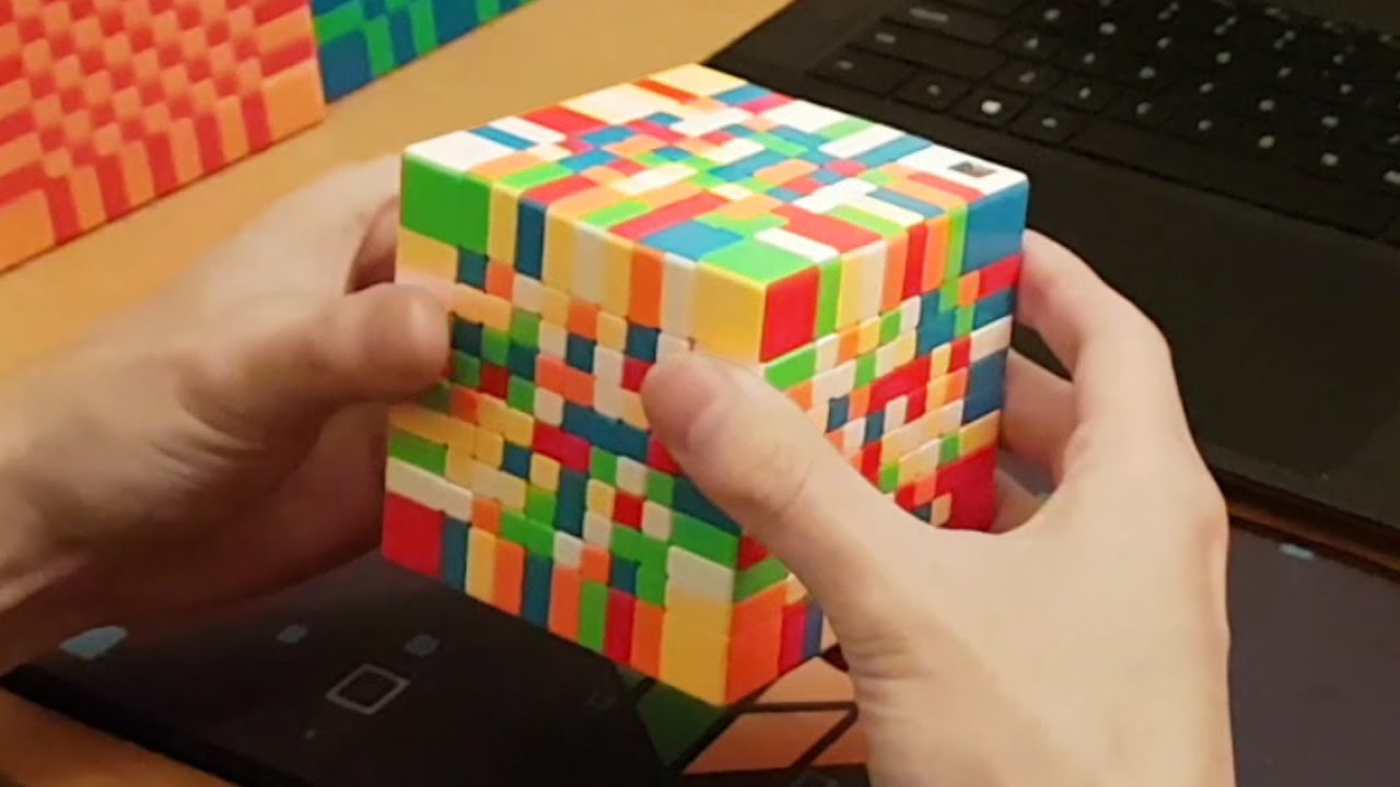 GIANT 10x10 Rubik's Cube Full Solve!