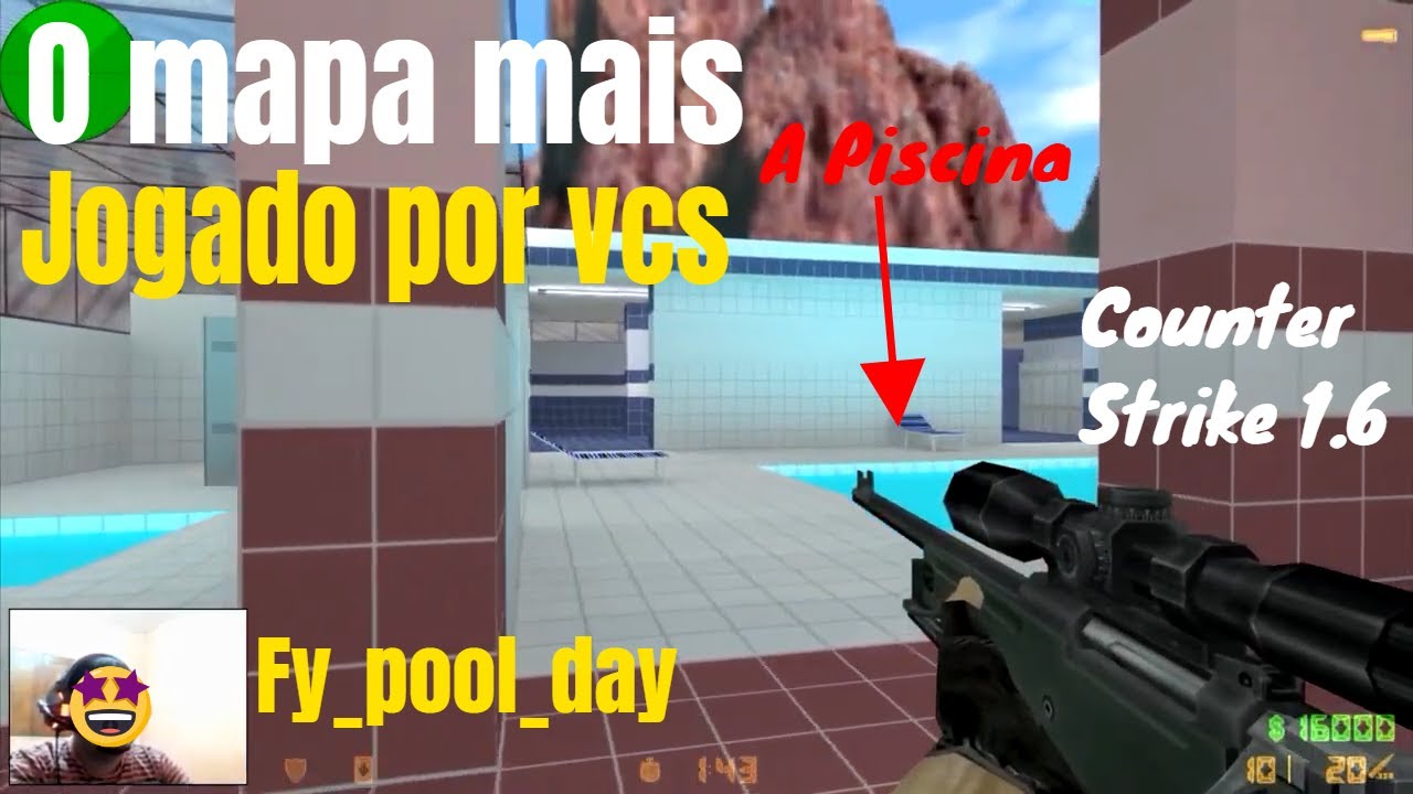 Esse mapa era o mais jogado por vocês no Counter Strike 1.6 // Carlino Silva //