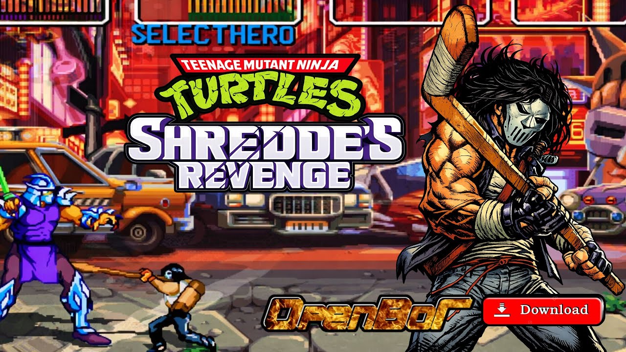 TMNT SHREDDER'S REVENGE | OPENBOR | DOWNLOAD | FULL GAMEPLAY CASE JONES