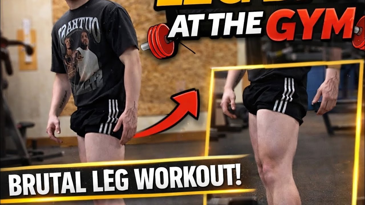 Deze intense Leg Day heeft me gesloopt🤯