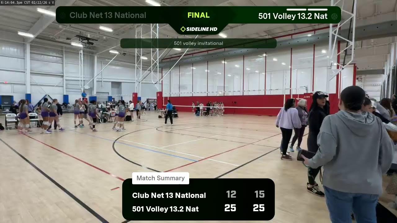 501 Volley 13.2 Nat vs. Club Net 13 National (2026.02.22)