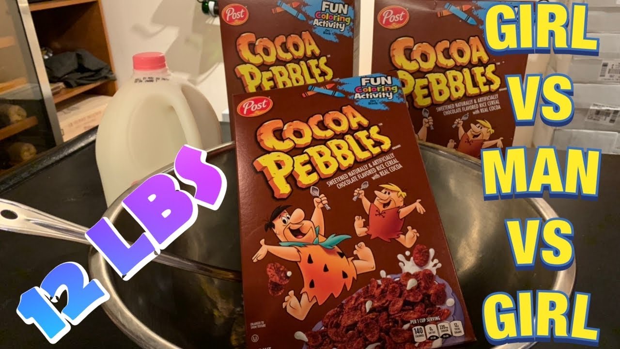 12 LB CEREAL CHALLENGE ~ GIRL VS MAN VS GIRL ~ VS KATINA EATS KILOS AND K1LLER KENNEDY ~ BREAKFAST