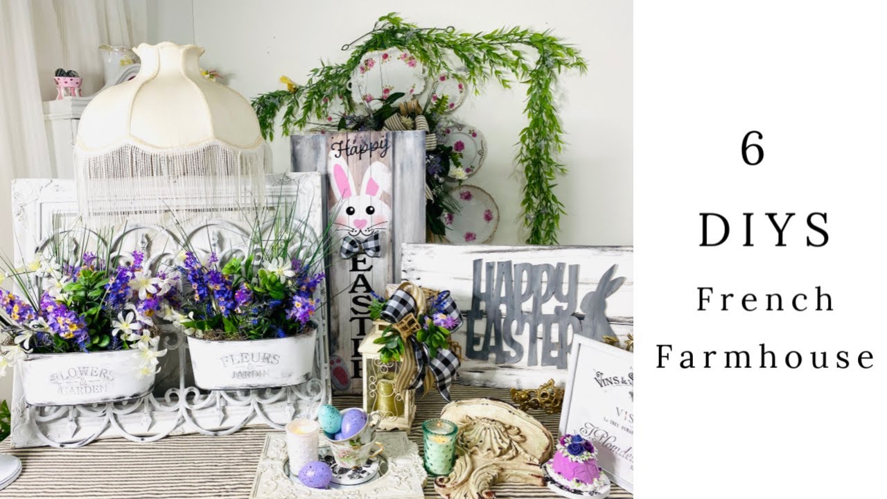 🌿6 DIY DOLLAR TREE DECOR CRAFTS FRENCH FARMHOUSE CHIC🌿