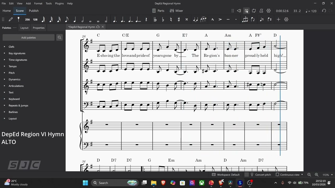 DepEd Region VI Hymn - Alto Guide