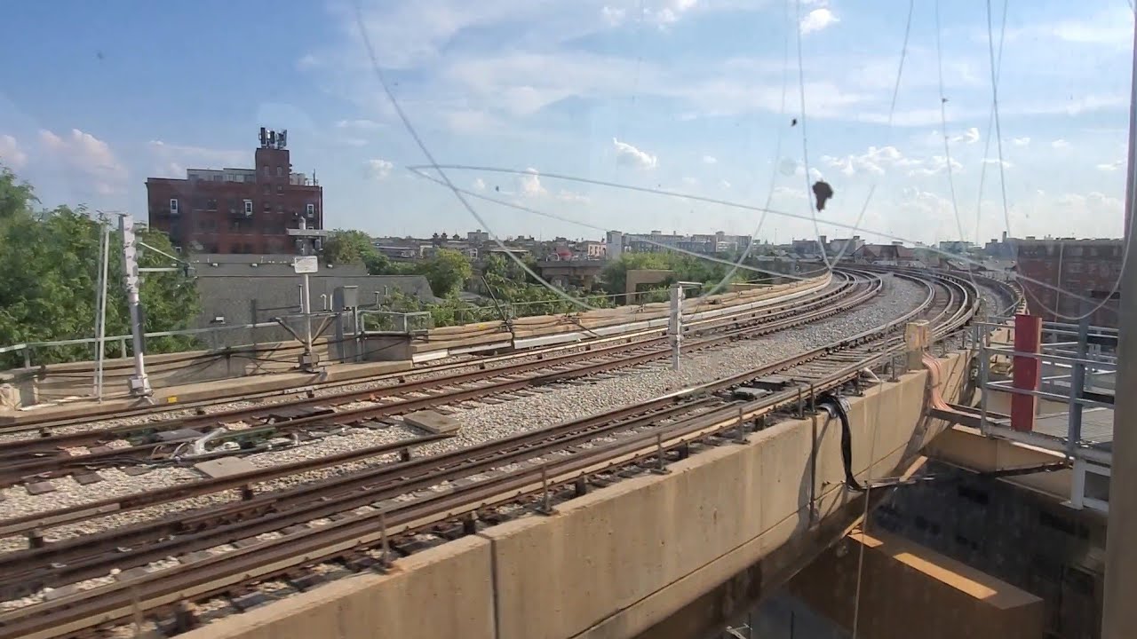 CTA Federal Junction | Loop-bnd Orange Line Train | 8.18.2022