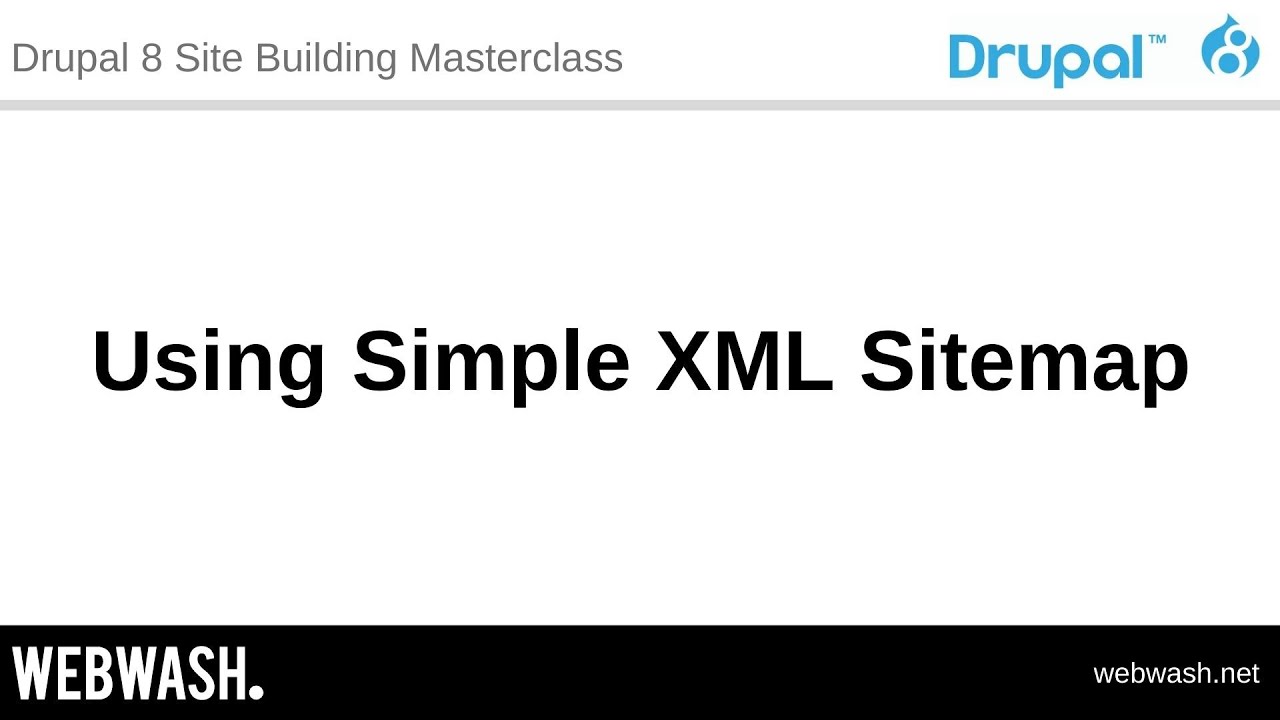 11.5 - Using Simple XML Sitemap