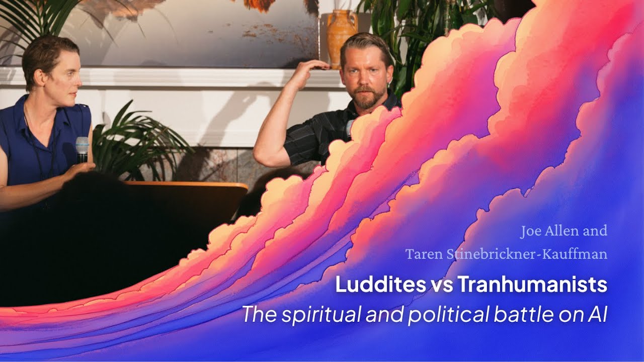 Joe Allen on Luddites vs Transhumanists: The Spiritual and Political Battle on AI | The Curve 2025