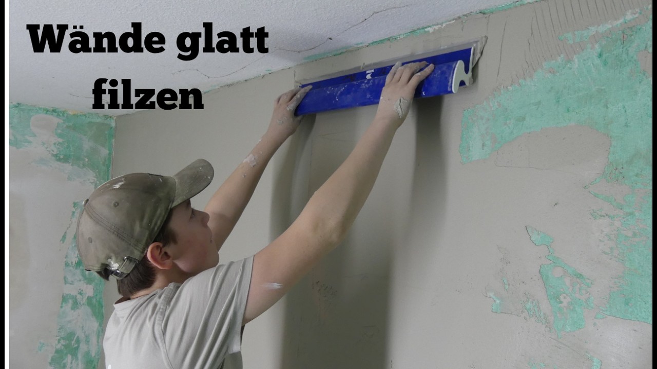 Wände richtig filzen