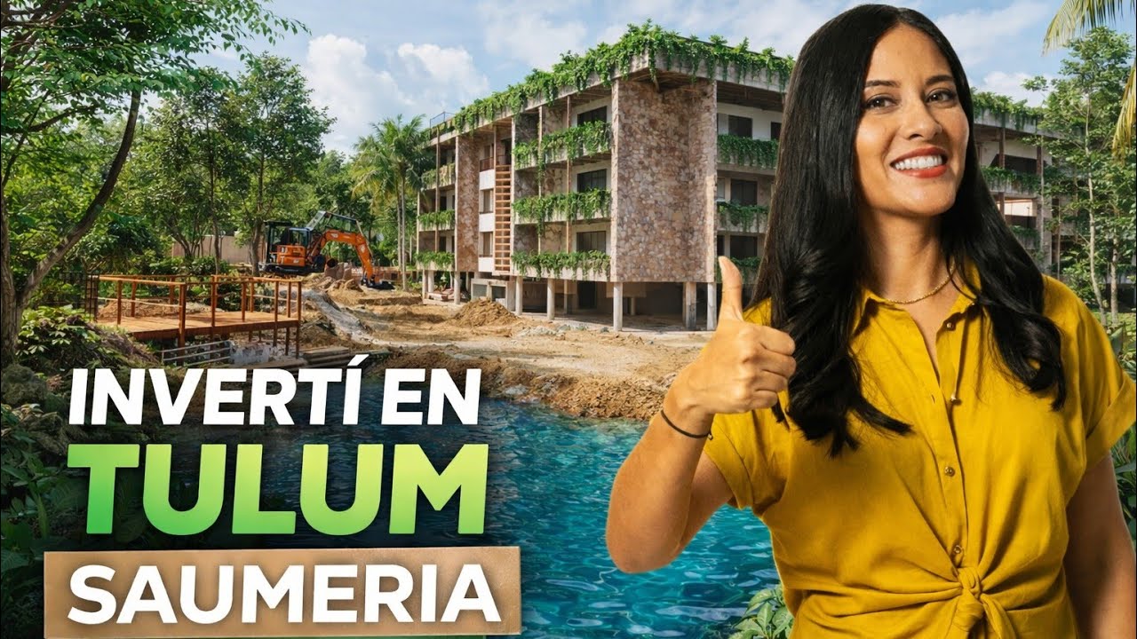 Invertí en Saumeria Tulum 🌿 | Avance de obra en un desarrollo con cenotes