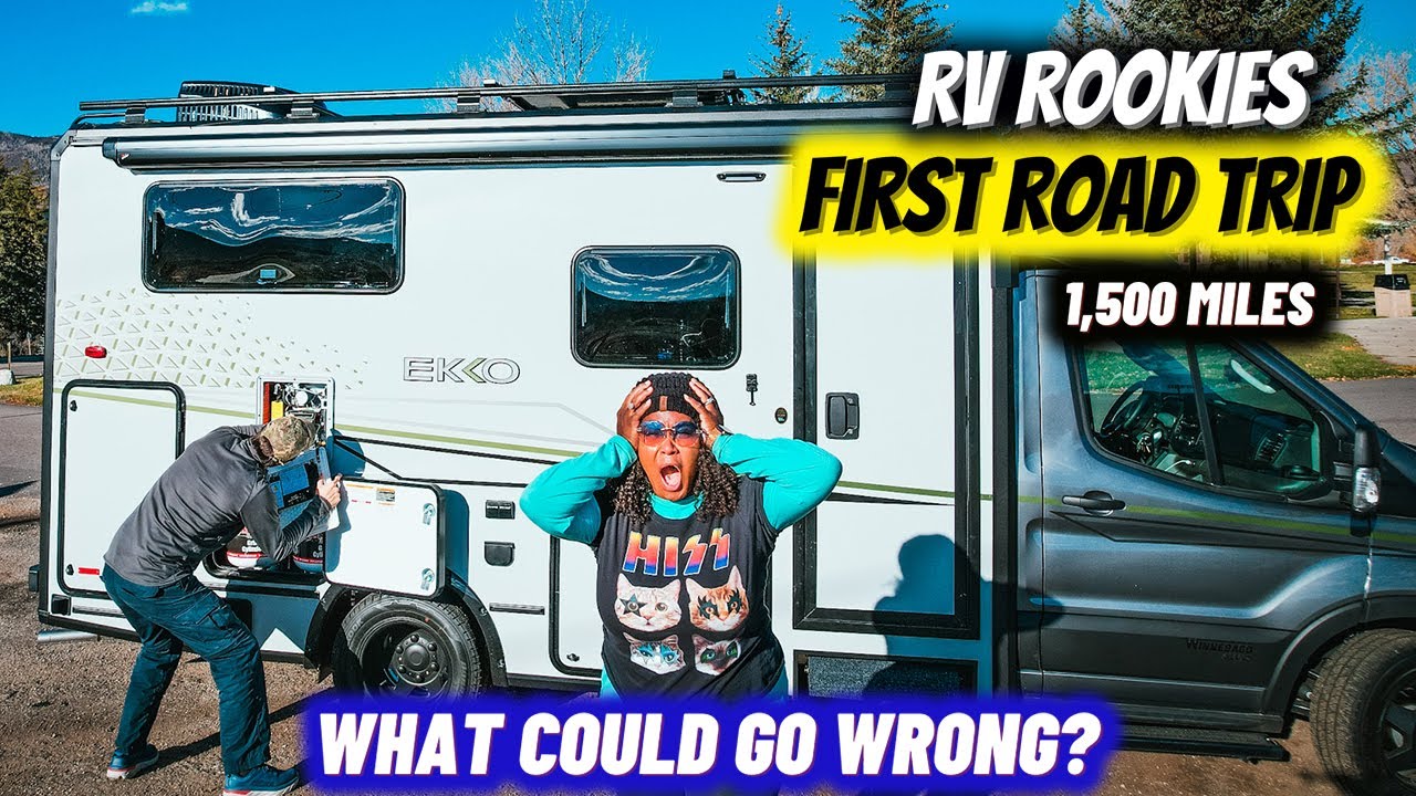 RV NEWBIES First 72 Hours of RV Living in a Winnebago EKKO (Road Trip to Las Vegas!)