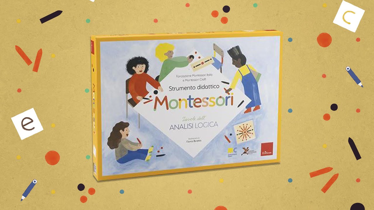Tavole dell'analisi logica - Strumento didattico Montessori | Imparare grammatica in modo graduale