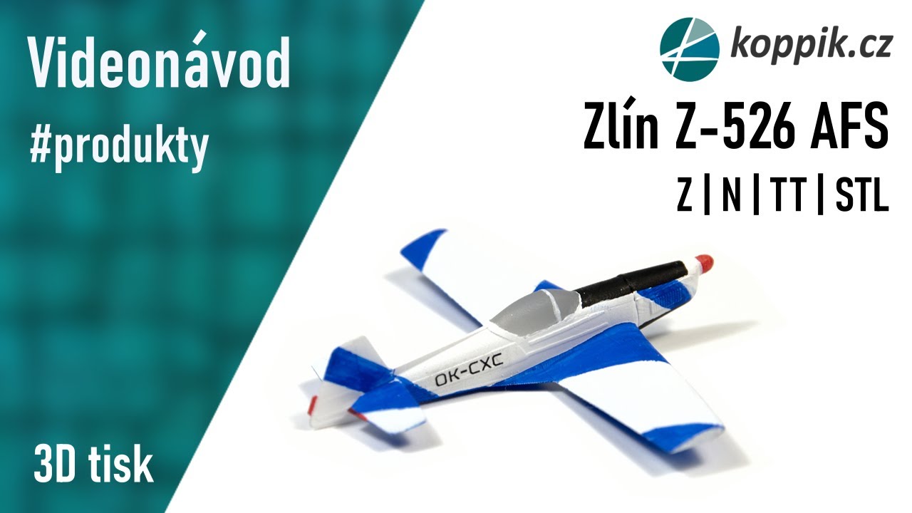 Stavba Zl&iacute;n Z-526 AFS | 3D Tisk | CZ Tutori&aacute;l #2