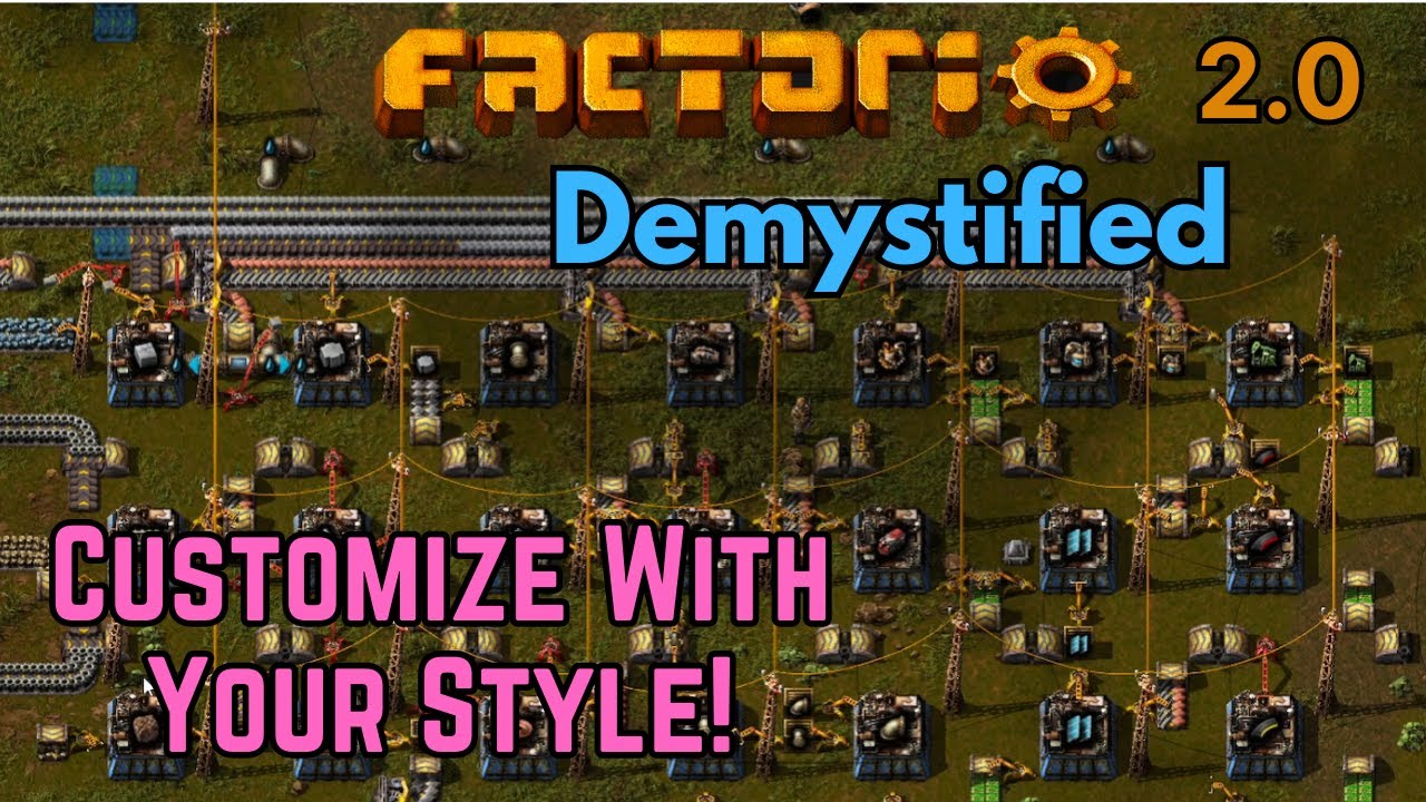 Персонализированный торговый центр/центр | Обучающие материалы Factorio 2.0 для новых игроков | 14