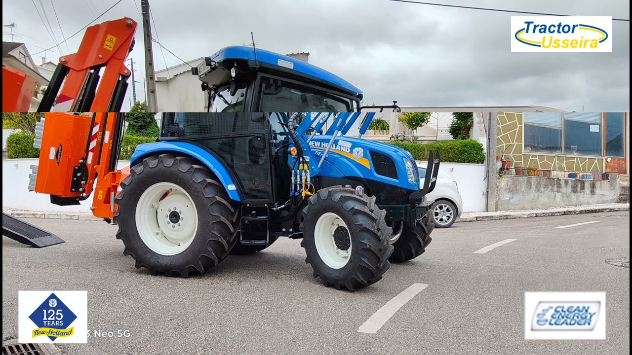 Entrega de NEW HOLLAND T4.75s DARKcab á Freguesia de Caxarias - Paulo Simões - Tractorusseira LEIRIA