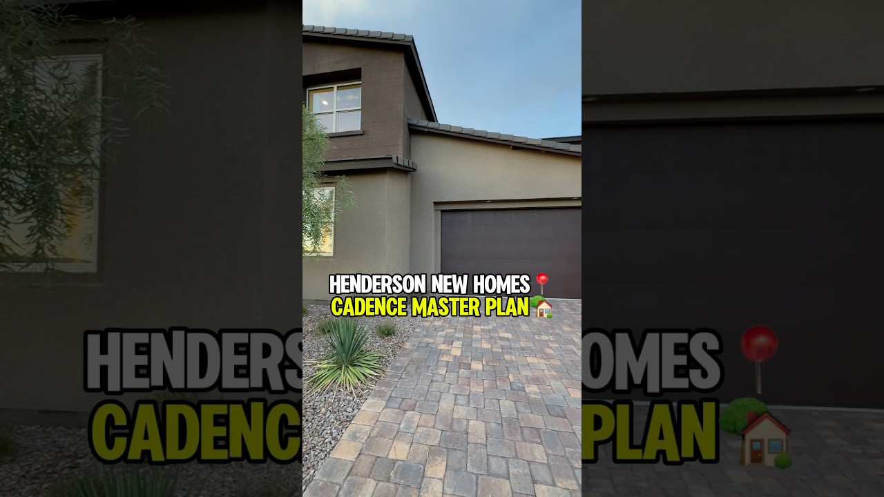 Henderson New Construction MultiGen Homes For Sale in Cadence Master Plan