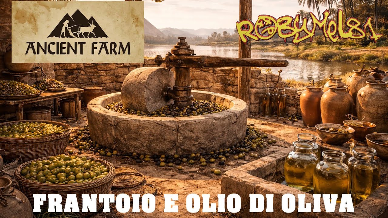 Ancient Farm 🐪 FRANTOIO E OLIO DI OLIVA #06