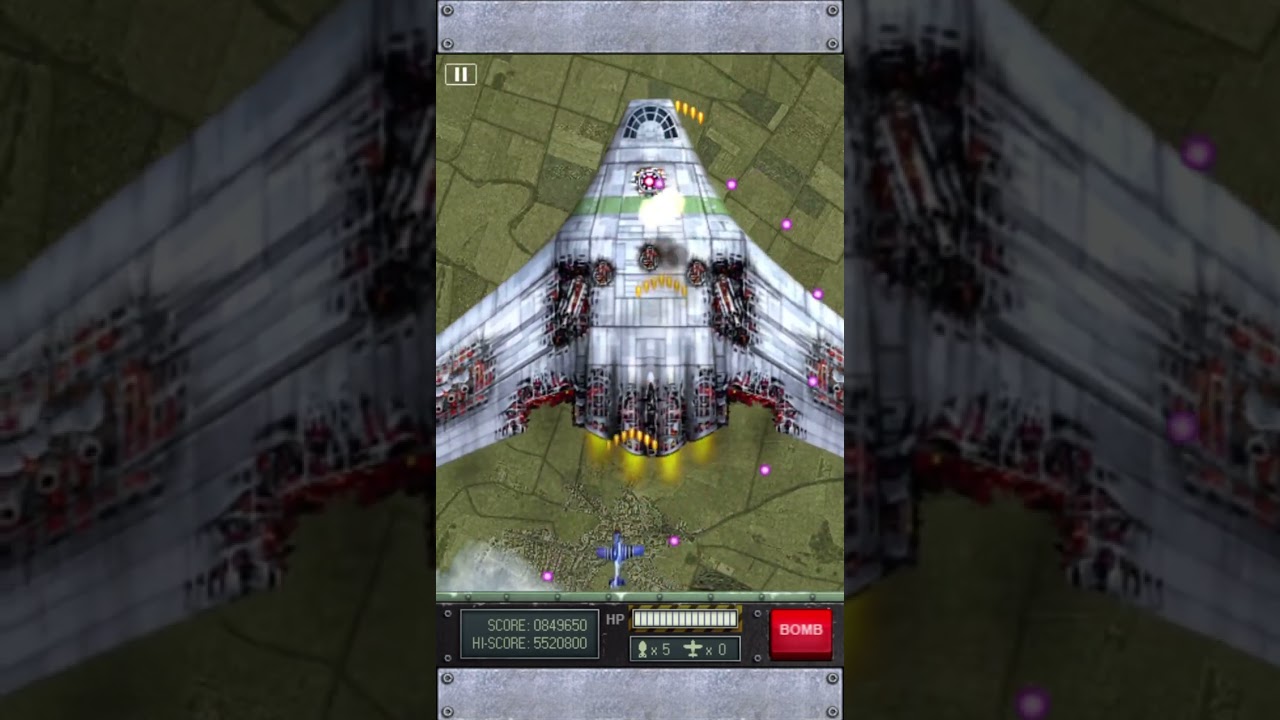 iFighter 1945 mission 8 boss no damage(difficulty hard)