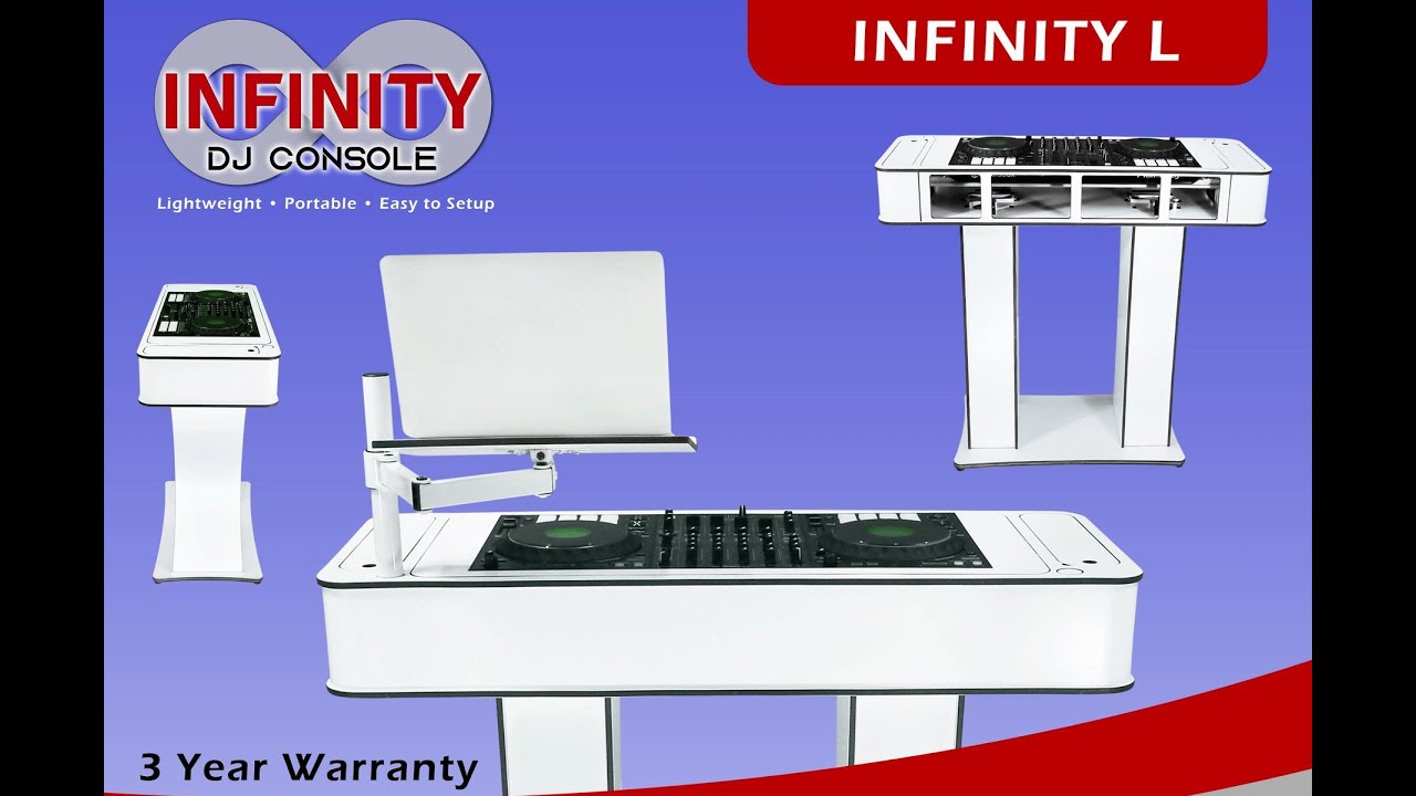 Демонстрация пульта Infinity DJ Console для мобильных диджеев в выставочном зале Max Design