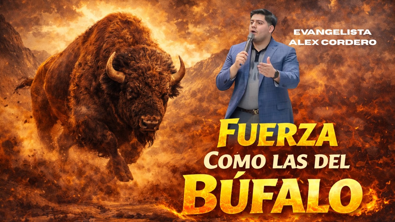 Fuerza Como Las Del Búfalo || Evangelista Alex Cordero ||