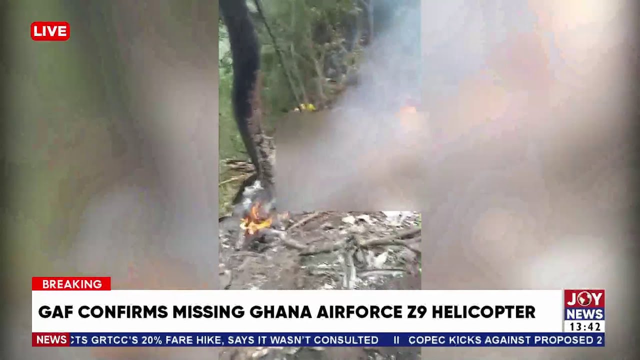 BREAKING: Defence Minister, Omane Boamah, & Murtala Mohammed feared Dead in Tragic Helicopter Crash