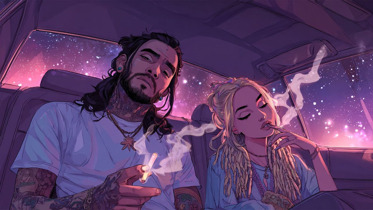 Drift Into Calm (Playlist) — 420 Chill Music | Bluesy Rap • Night Ride