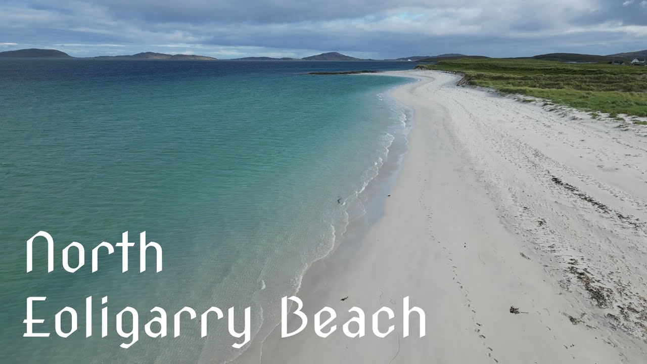 North Eoligarry Beach - Isle of Barra - Scotland | 4K | DJI Mini 3 Pro