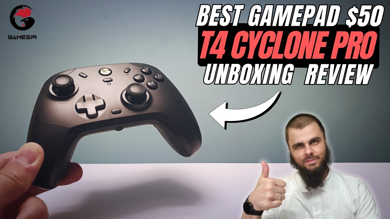 GameSir T4 Cyclone Pro Unboxing/Review/Gaming! The best budget gamepad for Android/PC/iOS/Switch $50